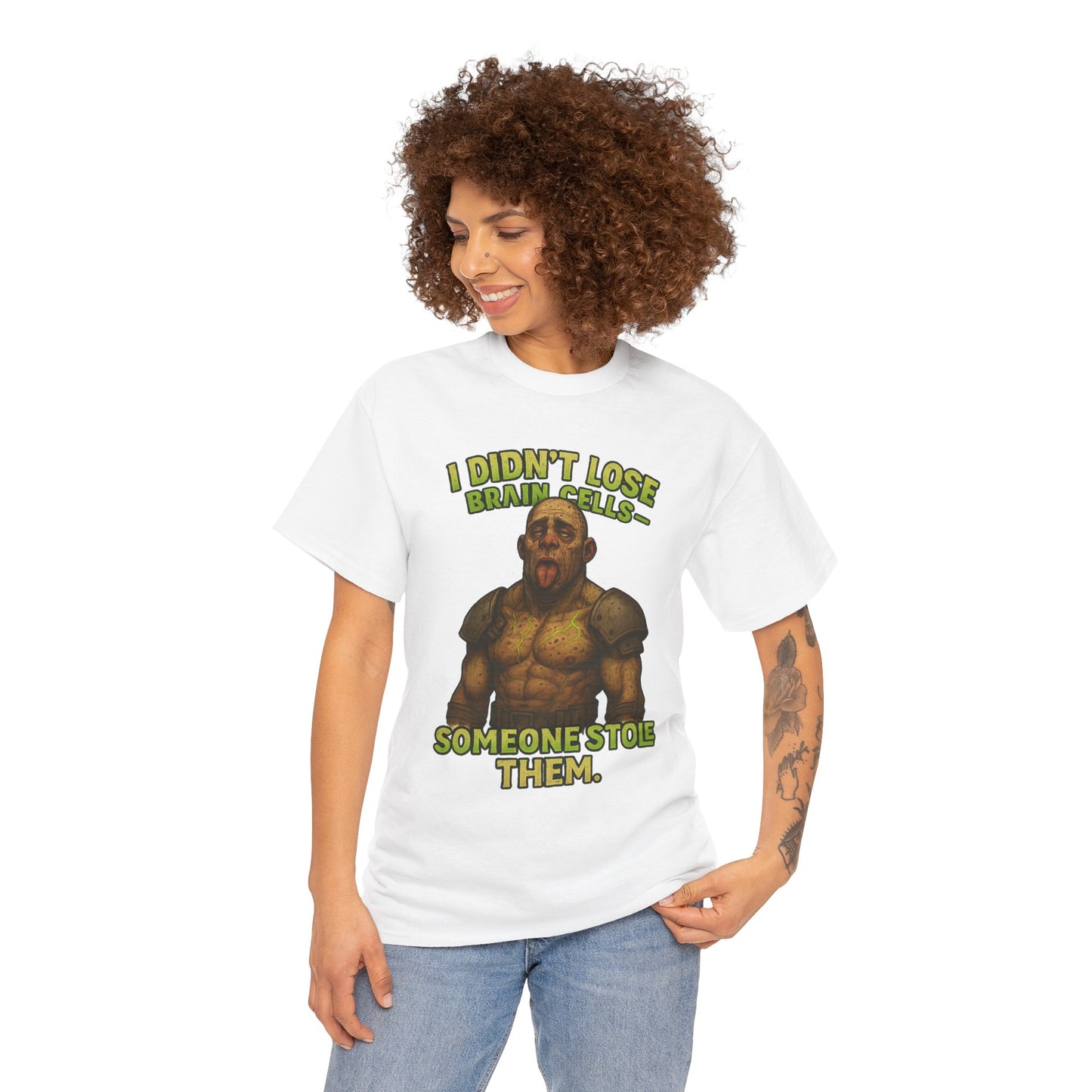 Funny Fantasy Mugling T-Shirt — “I Didn’t Lose Bracers, Someone Stole Them” Graphic Tee