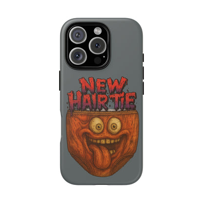 Phone Case — 'New Hairte' Funny Grinning Tongue-Out Monster Design