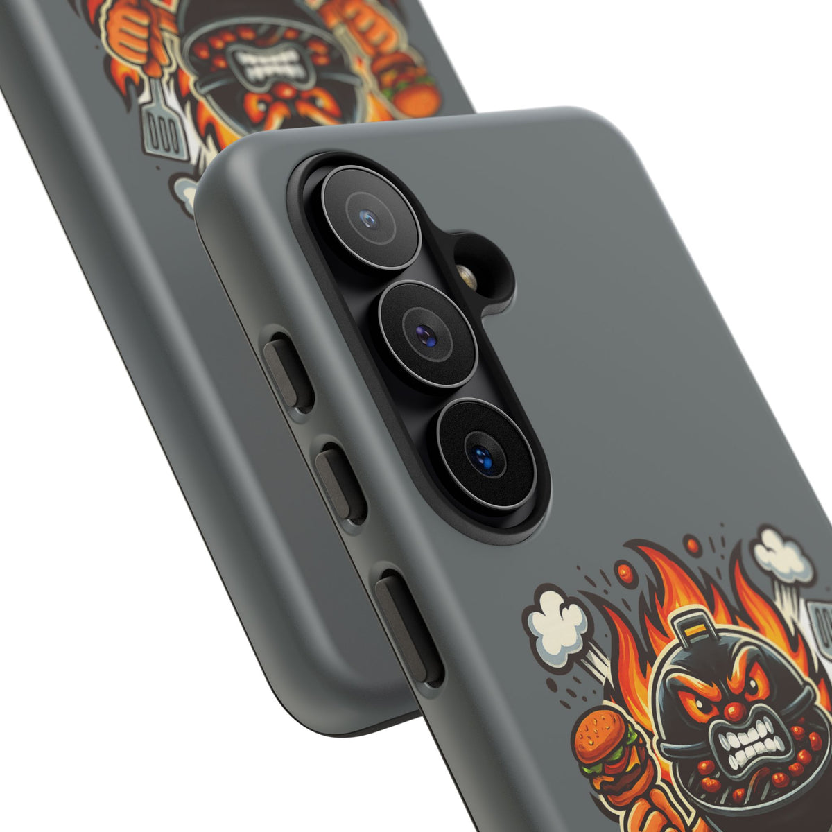 Grilling Phone Case — "Charcoal Is the Last Bastion of Liberty" BBQ Design