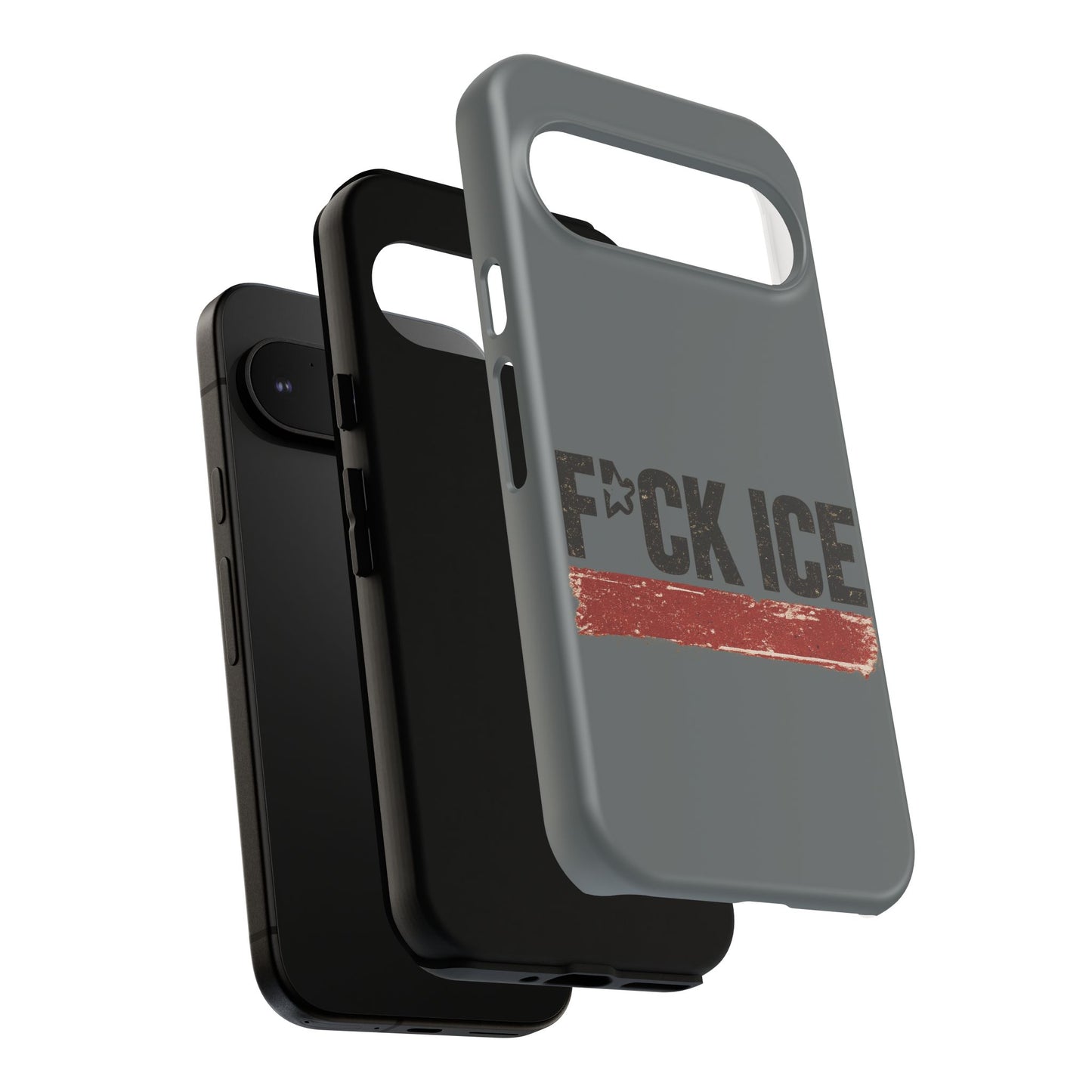 Phone Case - "F*CK ICE" Distressed Protest Design