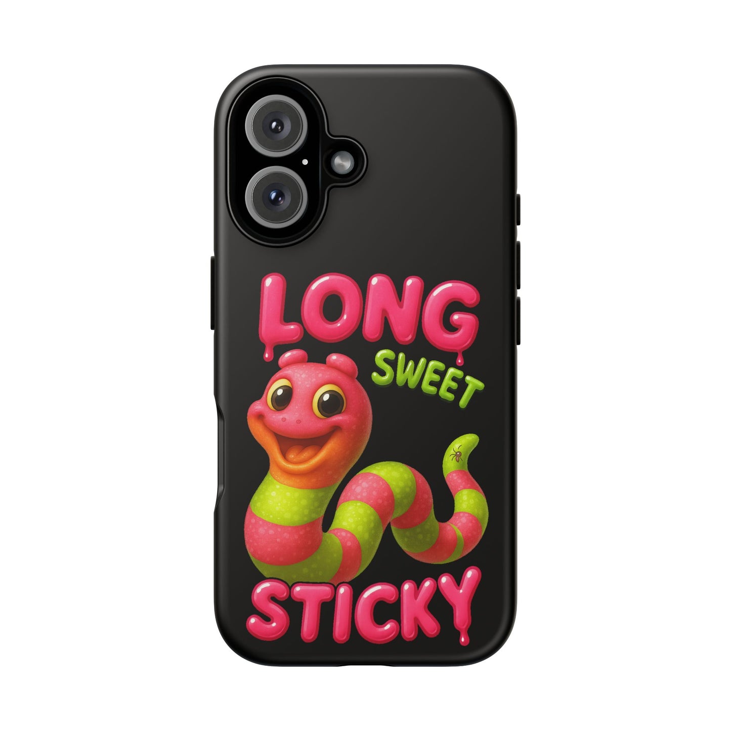 Phone Case — "Long Sweet Sticky" Cute Candy Snake Protective Case