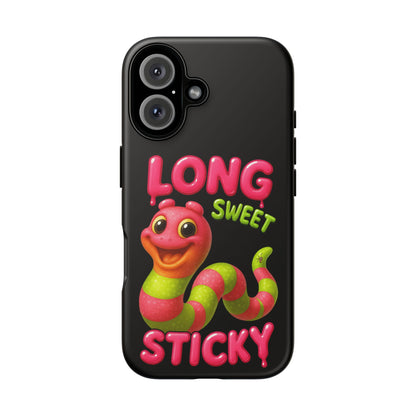 Phone Case — "Long Sweet Sticky" Cute Candy Snake Protective Case