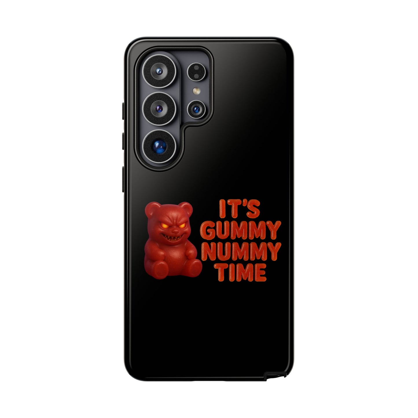 Phone Case — "It's Gummy Nummy Time" Red Gummy Bear Protective Case