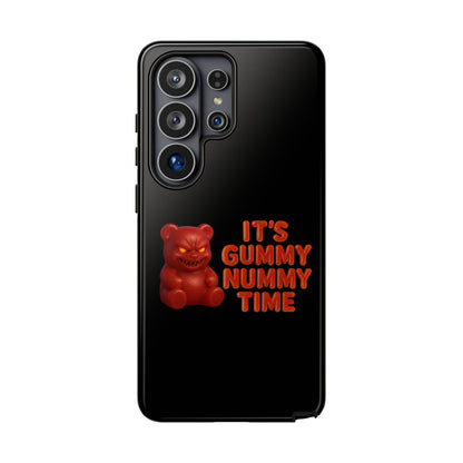 Phone Case — "It's Gummy Nummy Time" Red Gummy Bear Protective Case