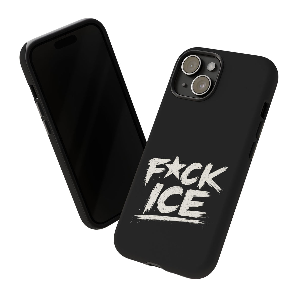 Phone Case — “F*ck Ice” Bold Protest Graphic Protective Case