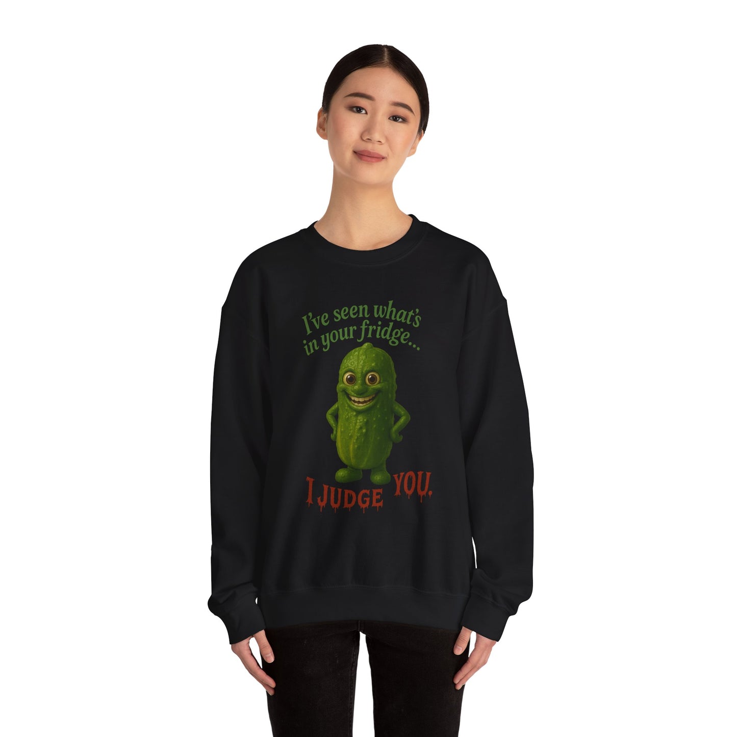 Judgmental Pickle Crewneck