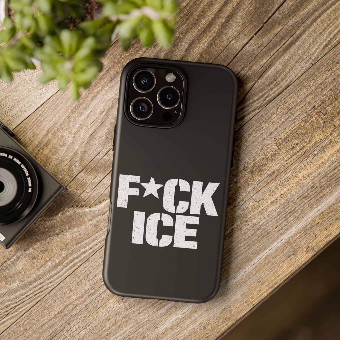 Phone Case — “F*CK ICE” Bold Protest Protective Cover
