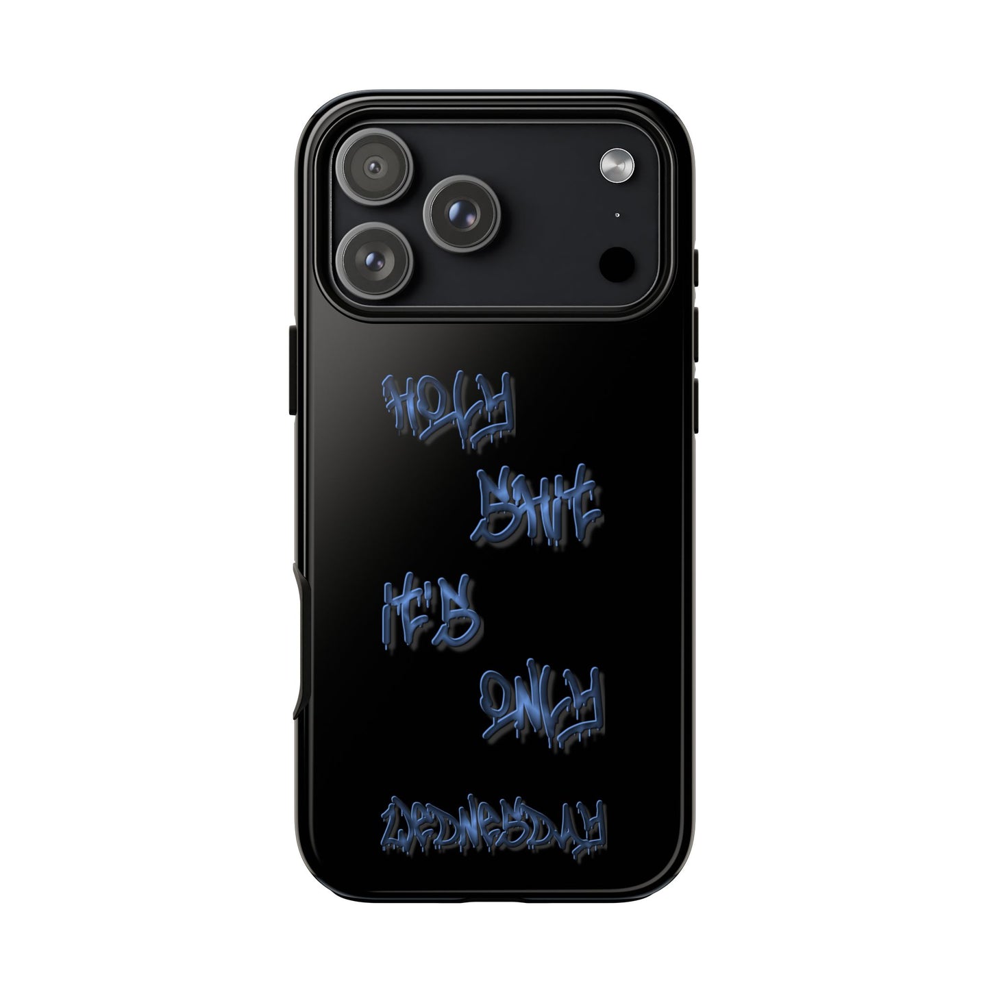 Phone Case — Blue Neon Graffiti "Tough Cases" Protective Cover