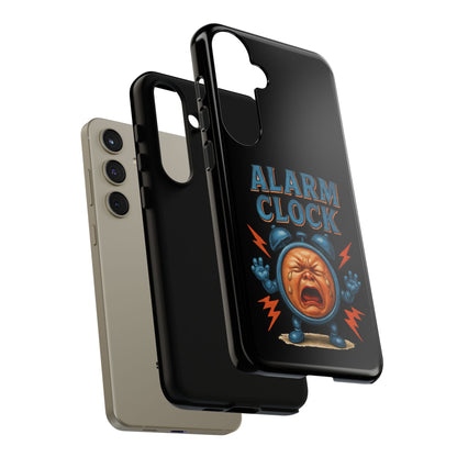 Phone Case — "Alarm Clock" Retro Screaming Clock Protective Cover