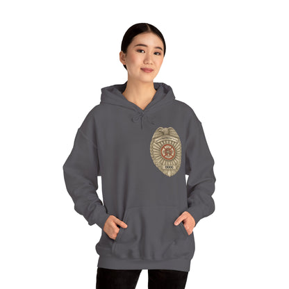 Flames Test Metal Firefighter Hoodie
