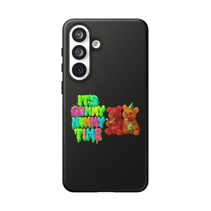 Phone Case — "It's Gummy Nummy Time" Colorful Gummy Bear Protective Case