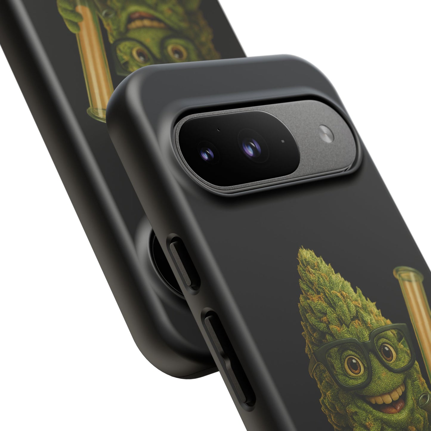 Phone Case — "Educated. Medicated. Elevated." Cute Bud Scientist Design