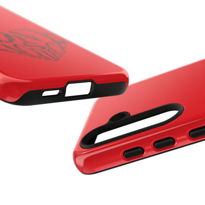 Red 'Love Justice' Heart Phone Case — Protective iPhone Cover, Valentine’s Gift
