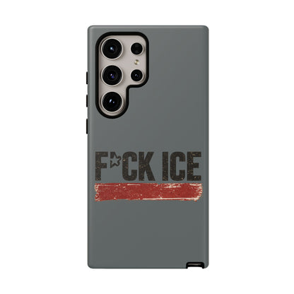 Phone Case - "F*CK ICE" Distressed Protest Design