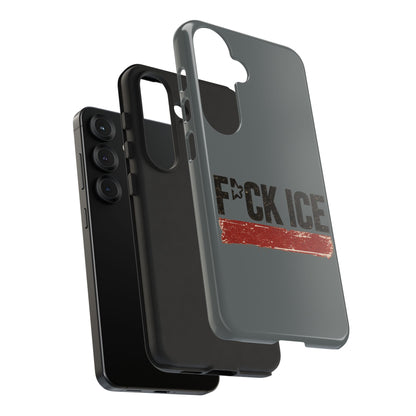 Phone Case - "F*CK ICE" Distressed Protest Design