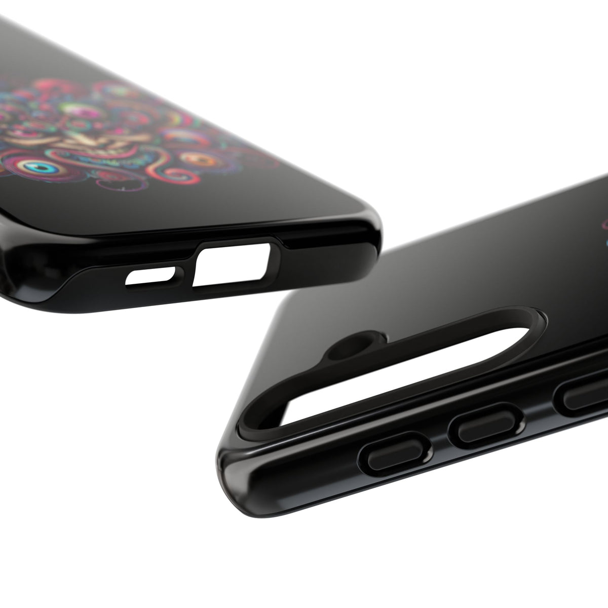 Psychedelic Smiling Eye Cluster Phone Case