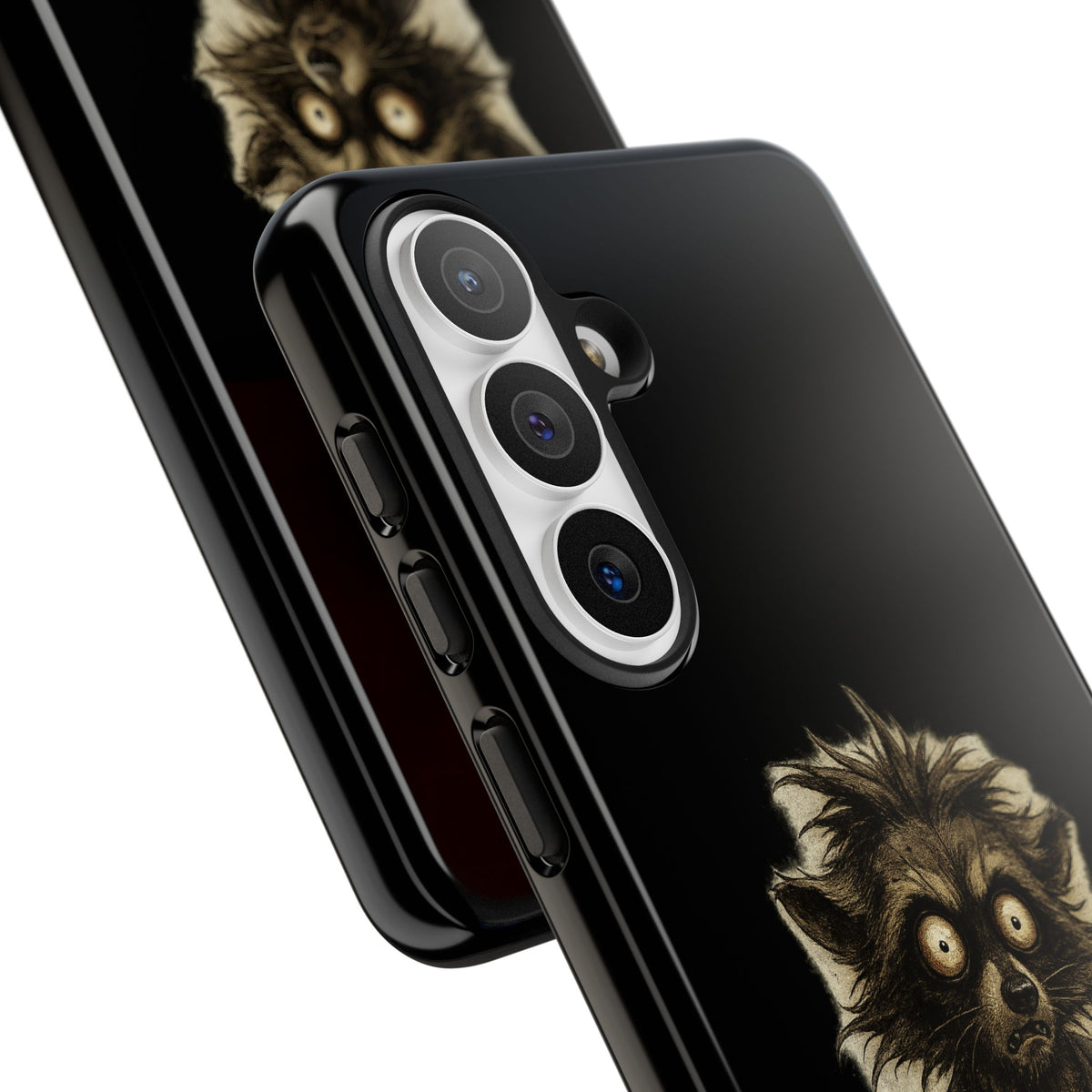 Phone Case — "Chosen by Darkness (Or Maybe Just Rabies)" Cute Creepy Lemur Design