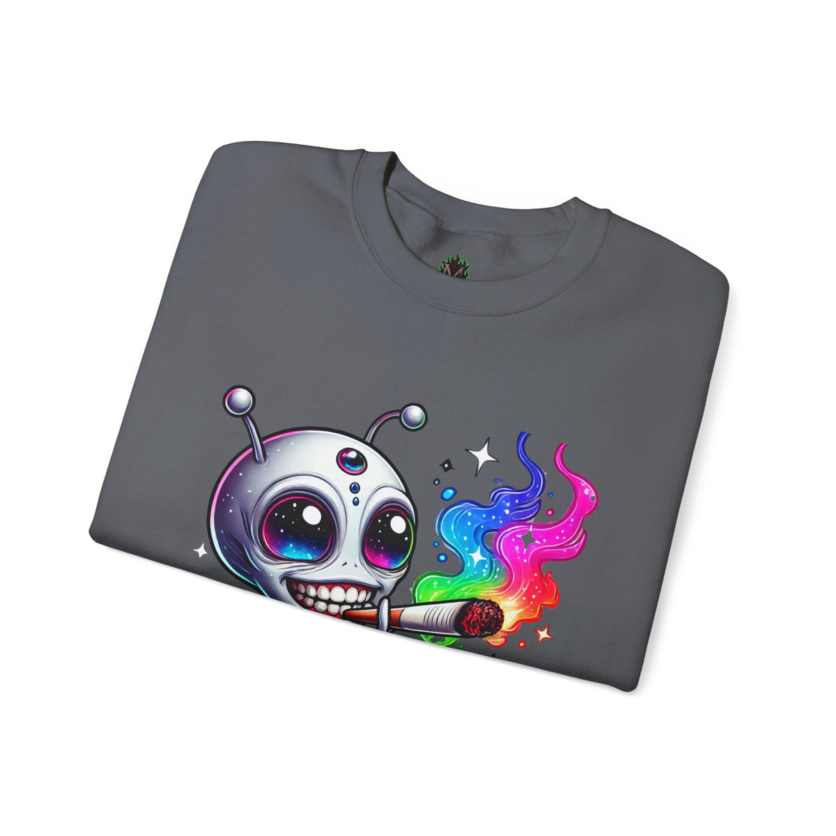 Stoned Alien Galaxy Crewneck Sweatshirt