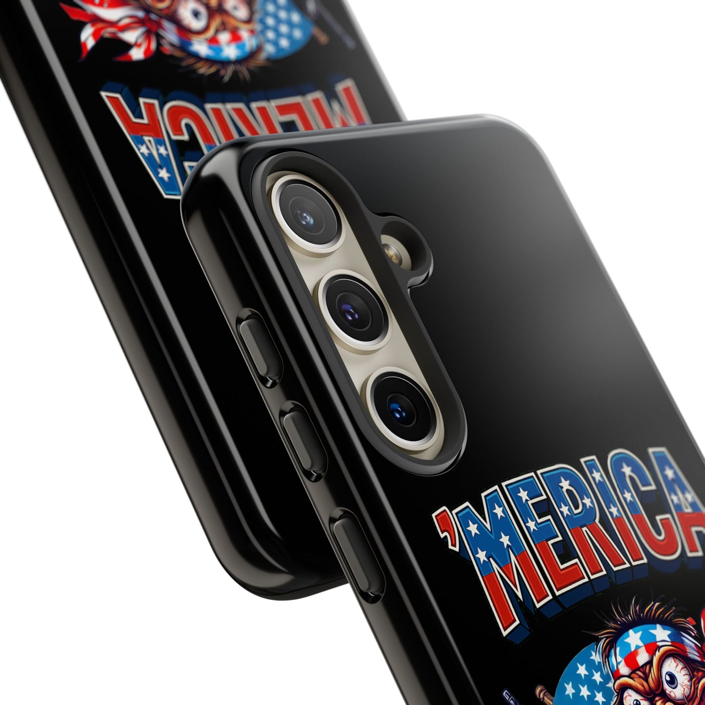 'MERICA Patriotic Phone Case — American Flag Madman Design