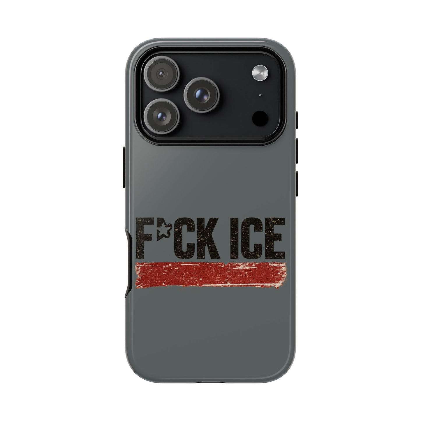 Phone Case - "F*CK ICE" Distressed Protest Design