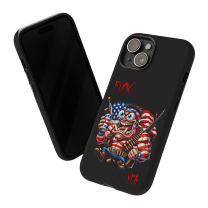 Patriotic Madman Phone Case — 'Funk Yea' USA Flag Tough Case