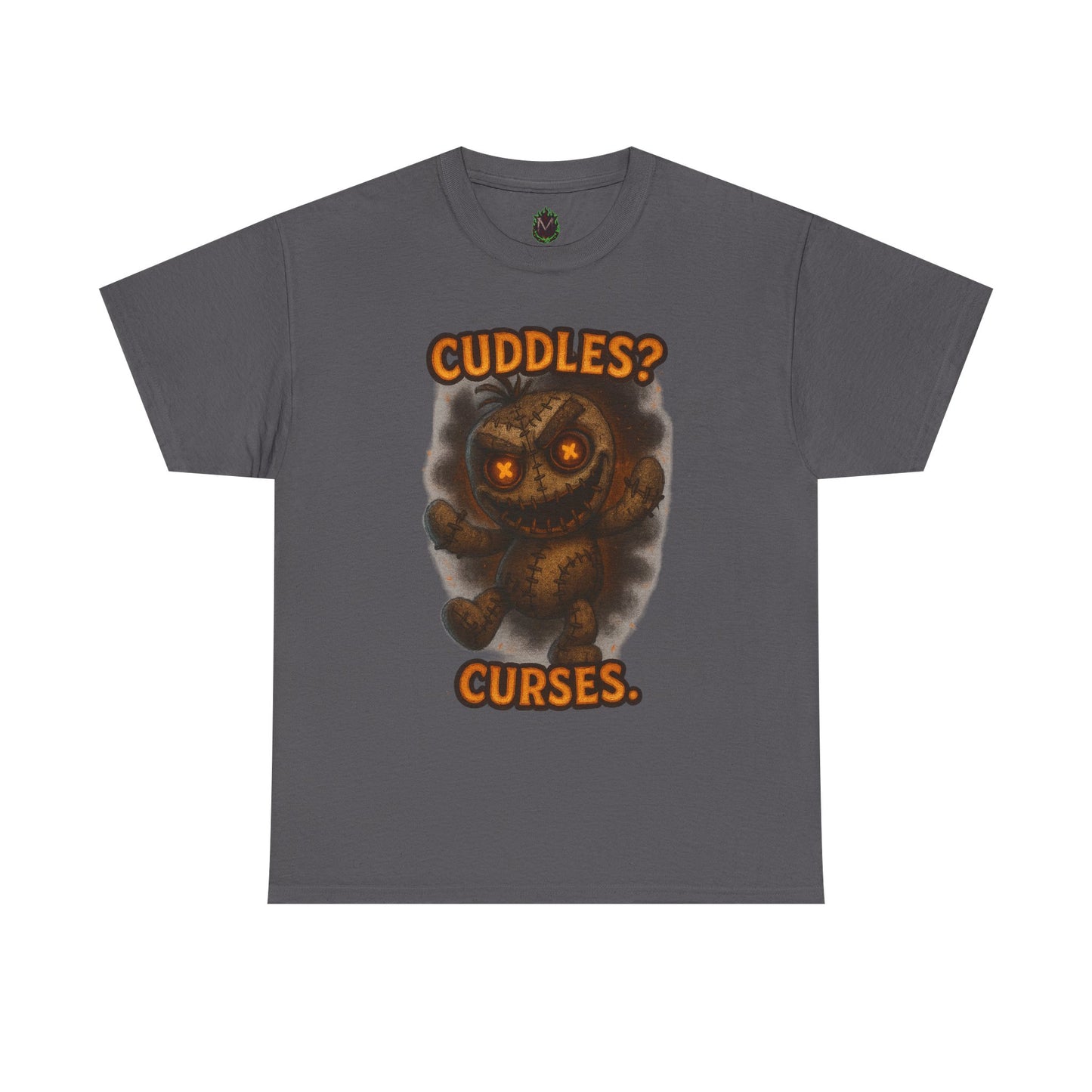 Cuddles? Curses. bear graphic tee | T-Shirt