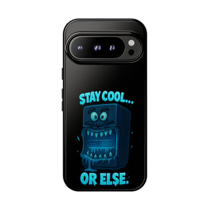 Stay Cool... Or Else. Phone Case — Neon Monster Protective iPhone Cover