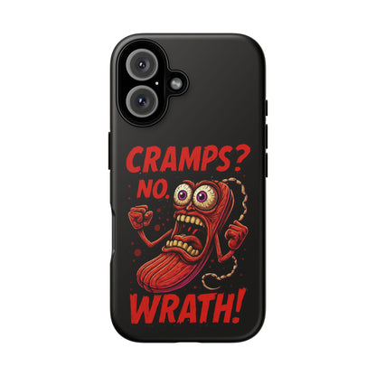Phone Case — "Cramps? No, Wrath!" Retro Hot-Pepper Graphic