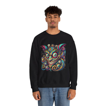 Demon Swirl Eyes Crewneck Sweatshirt