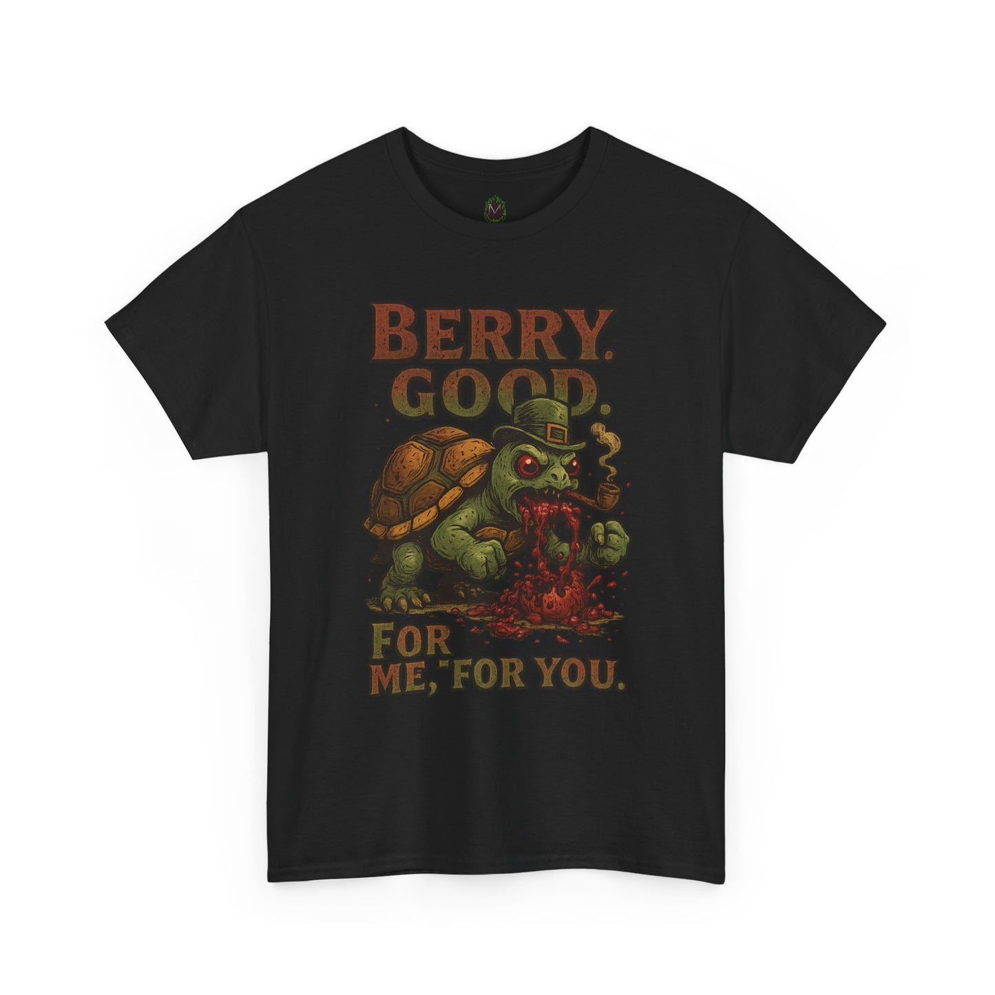 Berry Good Turtle tee | Retro horror turtle illustration