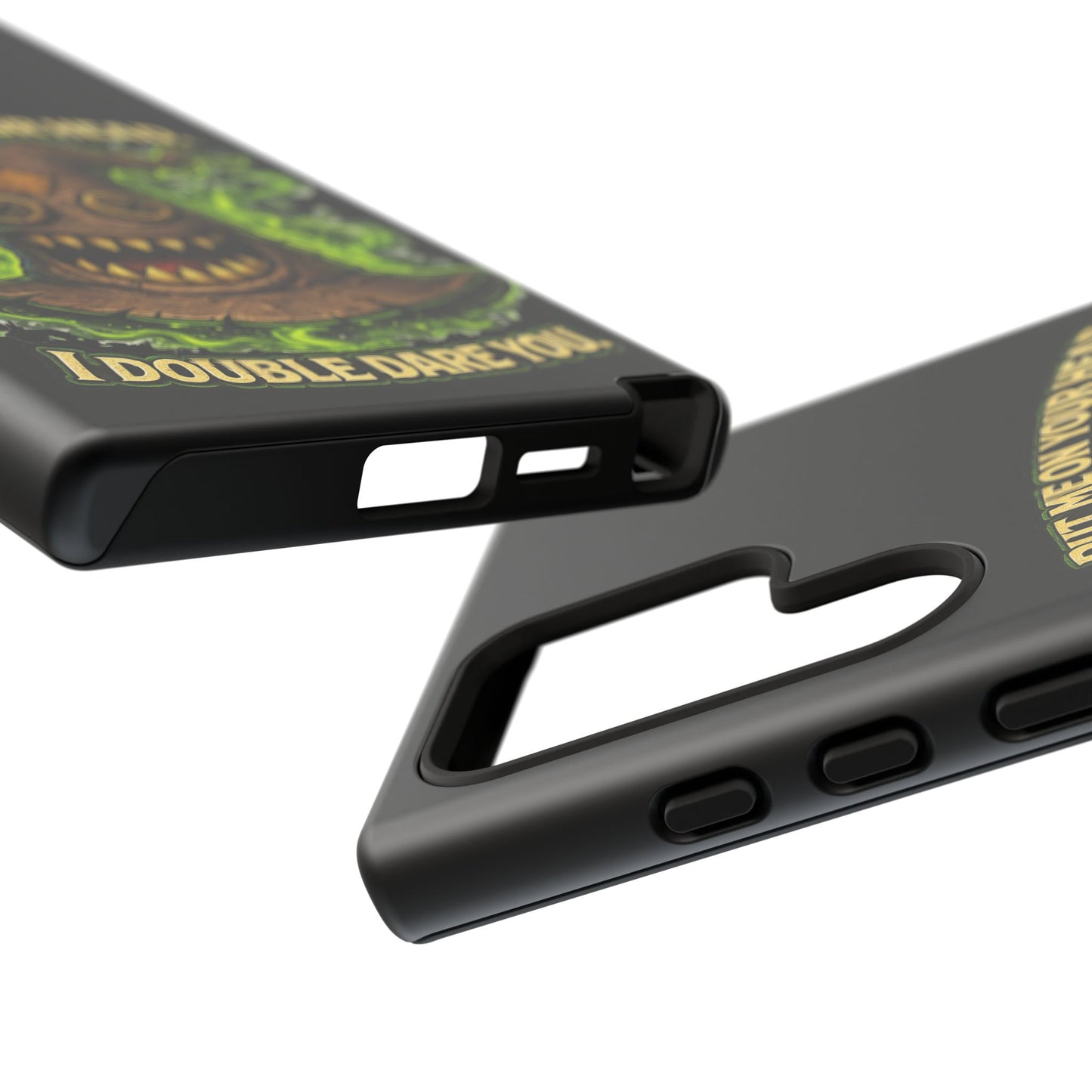 Phone Case — “Put Me On Your Head, I Double Dare You” Scary Witch Hat Design