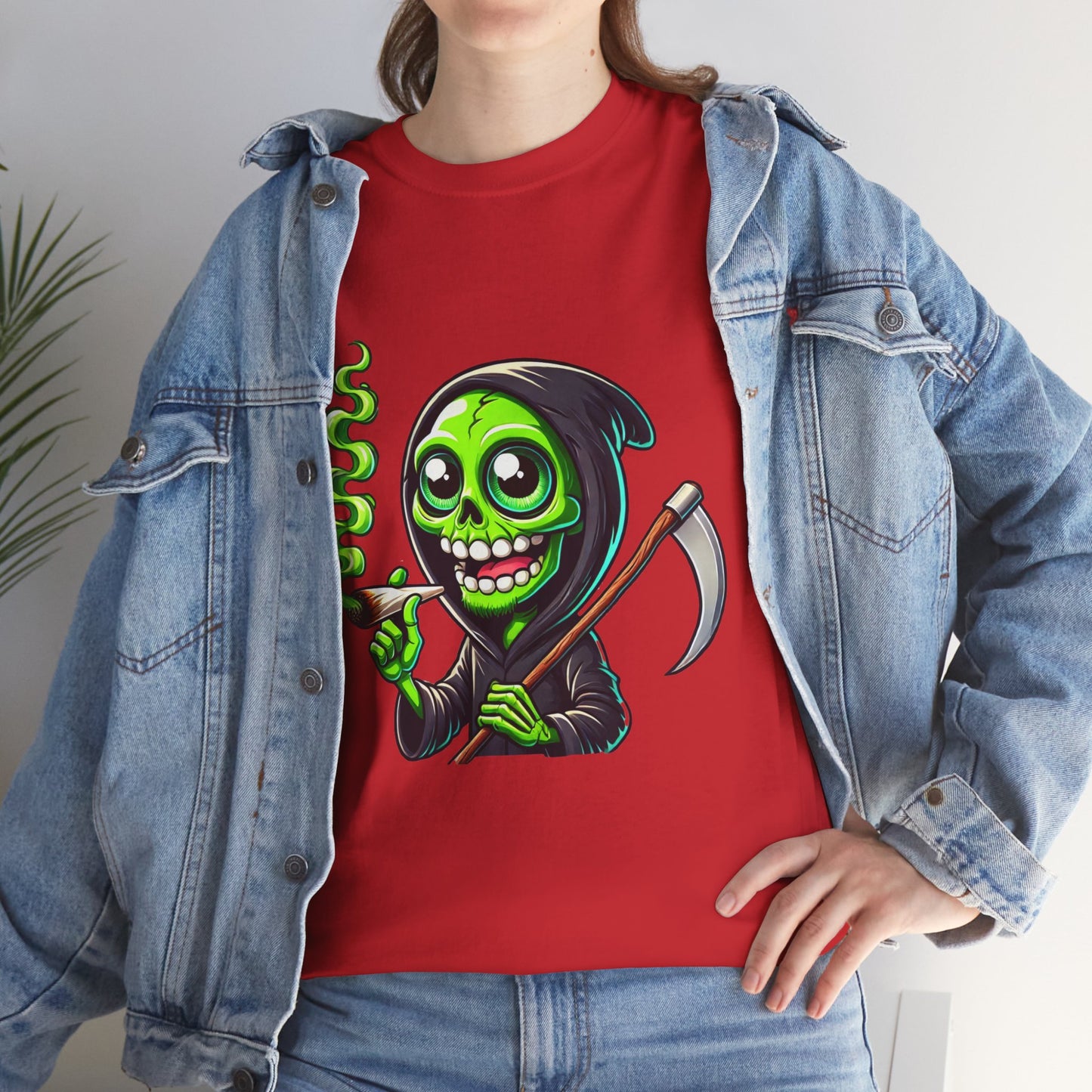 "Chillin' Reaper" Funny Cannabis T-Shirt