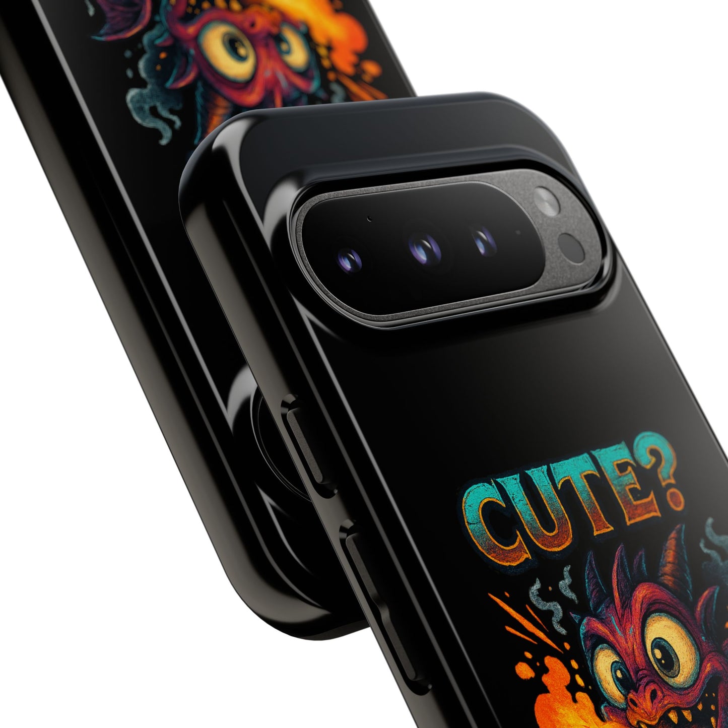 Phone Case — "Cute? I Prefer Dangerously Charming" Dragon Monster Protective Cover