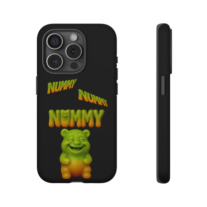 Nummy Gummy Phone Case — Cute Retro Green Gummy Bear Protective Case