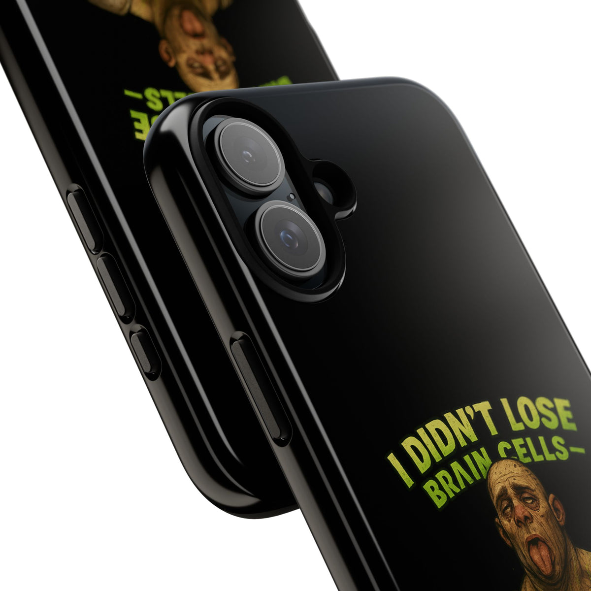 Phone Case — "I Didn't Lose Brain Cells, Someone Stole Them" Funny Zombie Warrior Protective Cover