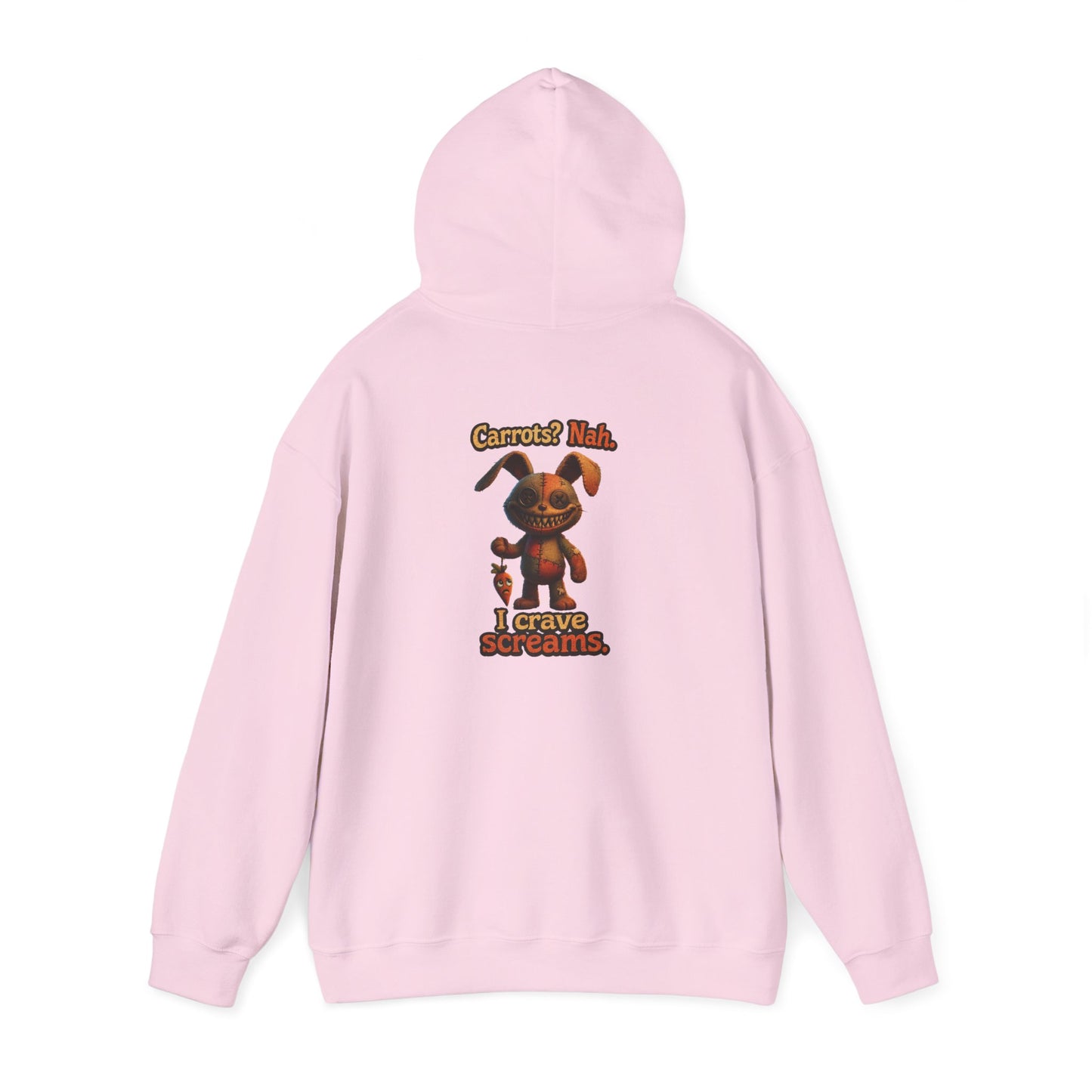 Voodoo Bunny "I Crave Screams" Horror Hoodie