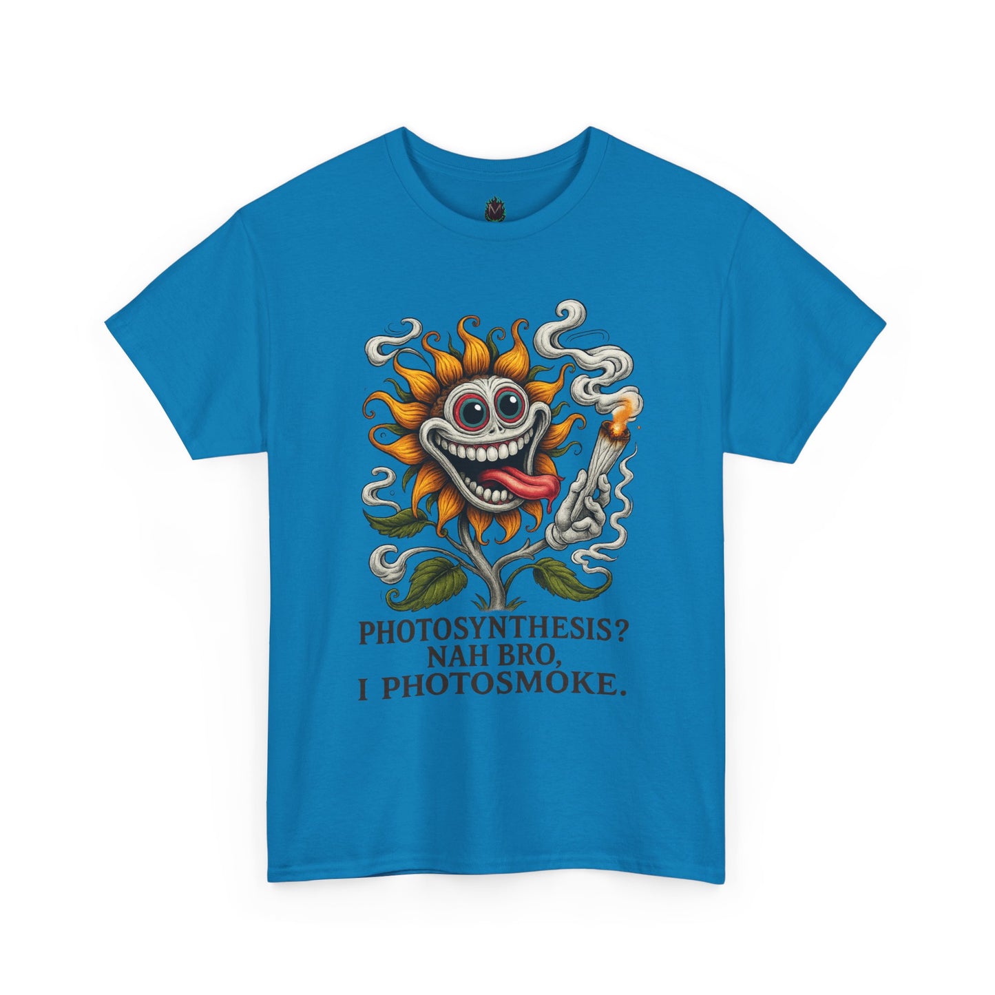 Photosmoke Sunflower – “I Photosmoke” Funny Stoner Plant T-Shirt