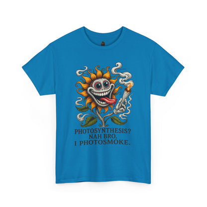 Photosmoke Sunflower – “I Photosmoke” Funny Stoner Plant T-Shirt