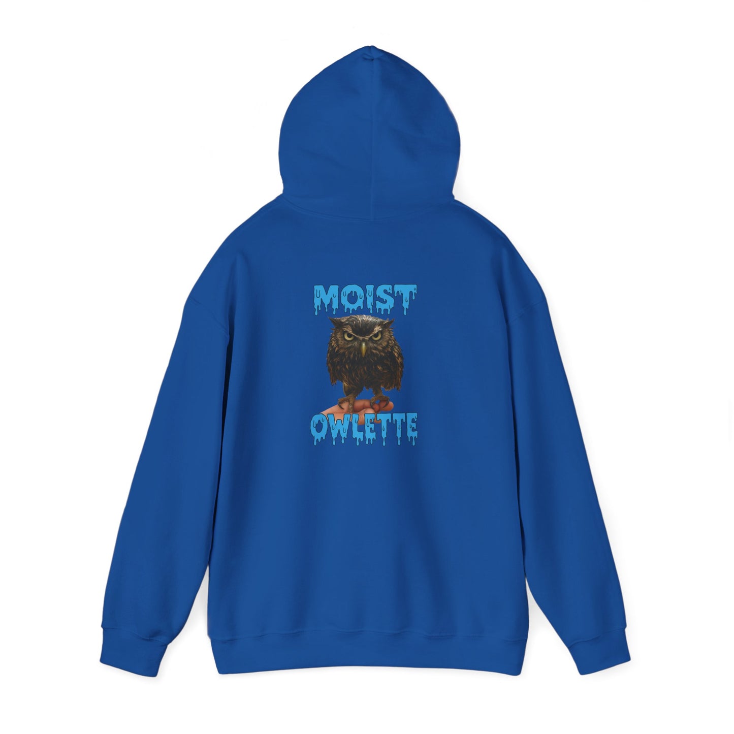 Owl Graphic Hoodie – “Must Owelette” Retro Drip Design