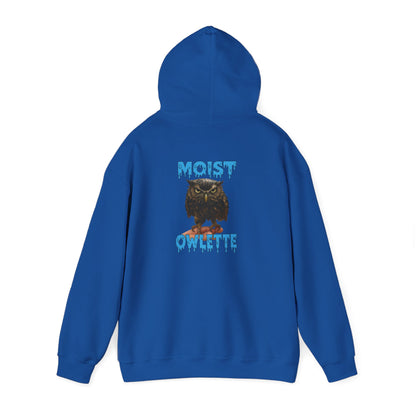 Owl Graphic Hoodie – “Must Owelette” Retro Drip Design
