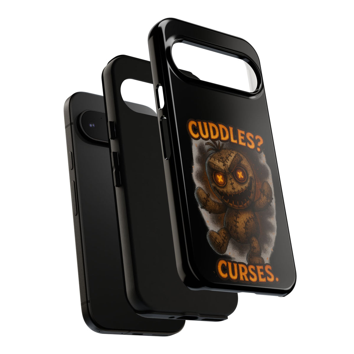Phone Case — 'Cuddles? Curses.' Voodoo Doll Gothic Protective Case