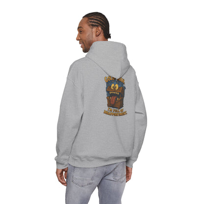 Hoodie — Vintage Cartoon Monster 'Good Night' Graphic Pullover