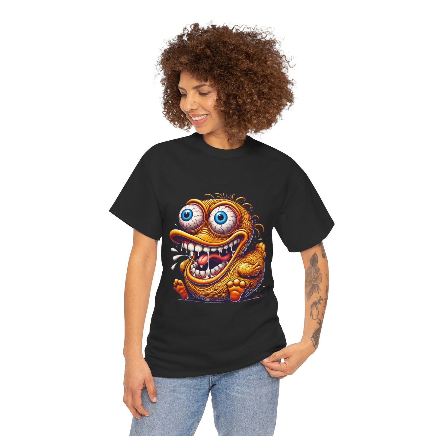 "Psycho Duck" Crazy Cartoon T-Shirt