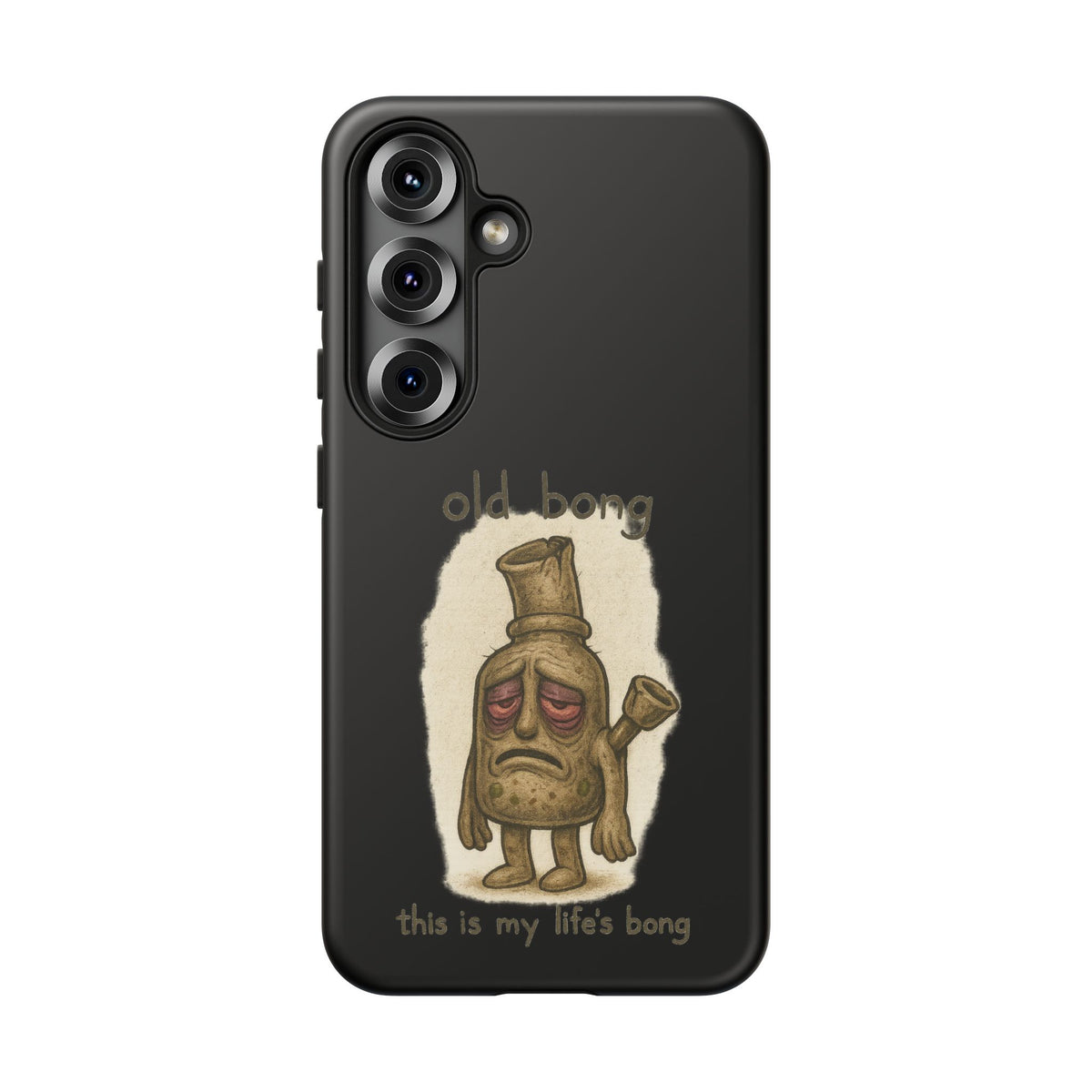 Phone Case — 'Old Bong' Funny Stoner Illustration, "This Is My Life's Bong"
