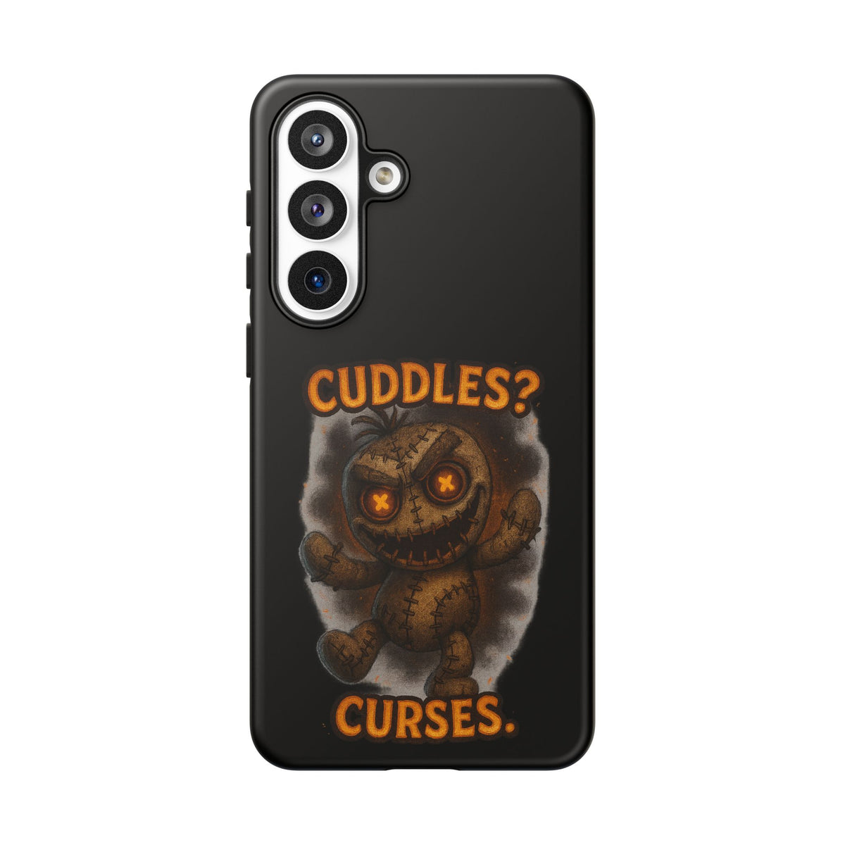 Phone Case — 'Cuddles? Curses.' Voodoo Doll Gothic Protective Case