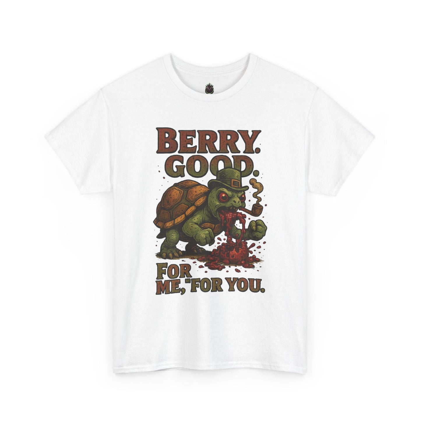Berry Good Turtle tee | Retro horror turtle illustration