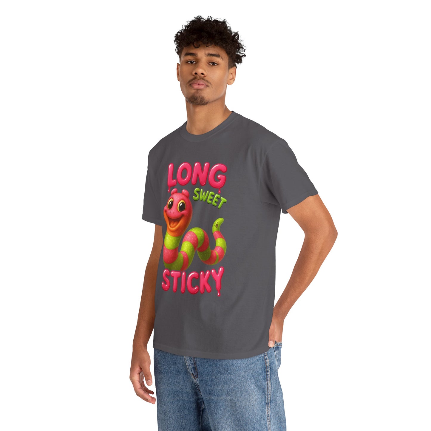 Long. Sweet. Sticky. – Gummy Worm Tee