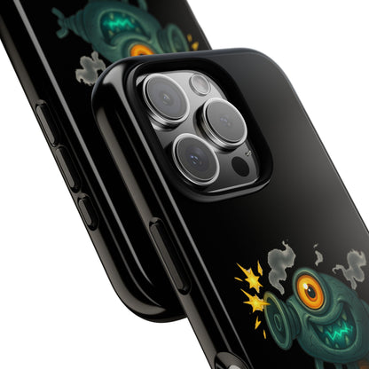 Phone Case — Cute Zombie Blaster Design with "I See You... And Now You're Toast"