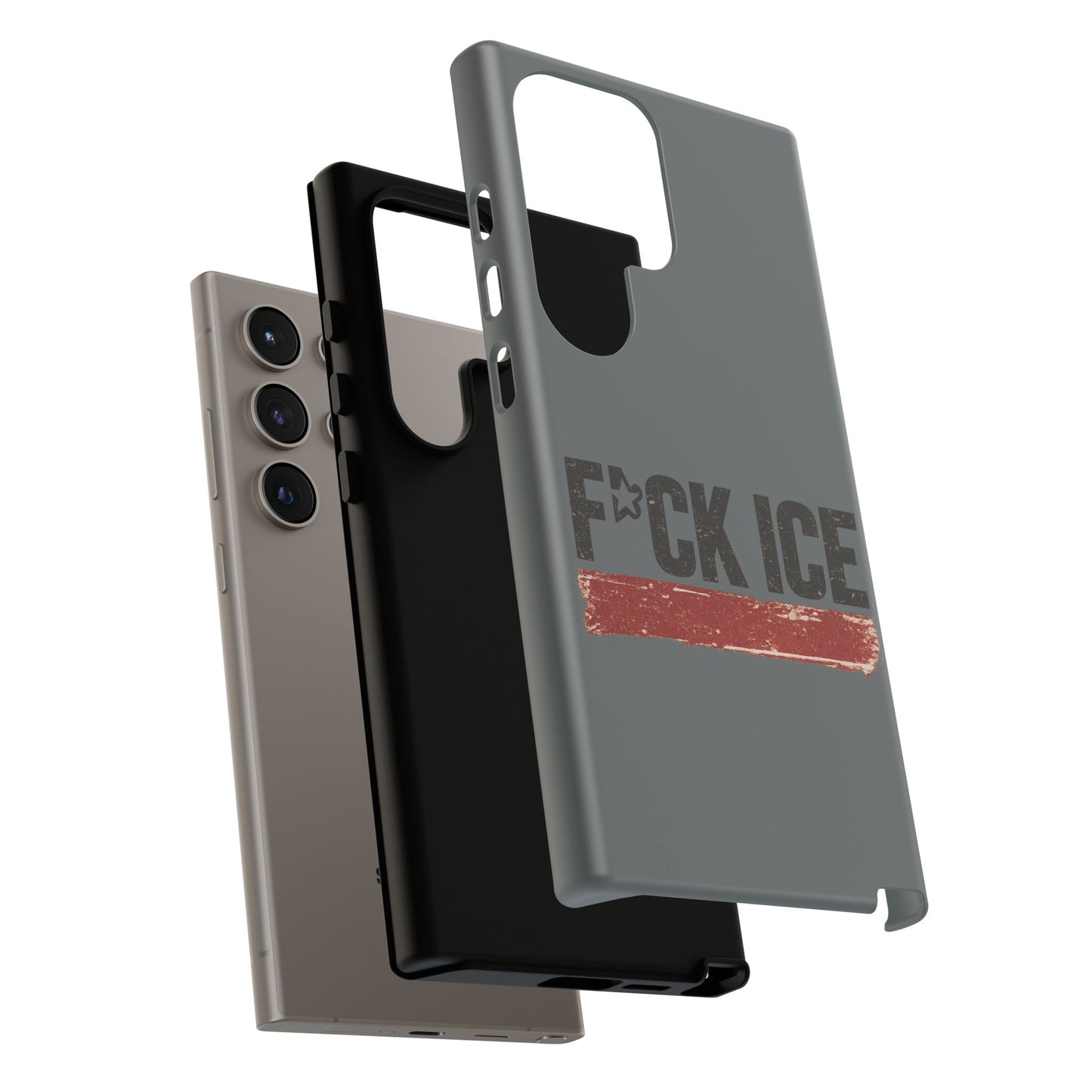 Phone Case - "F*CK ICE" Distressed Protest Design