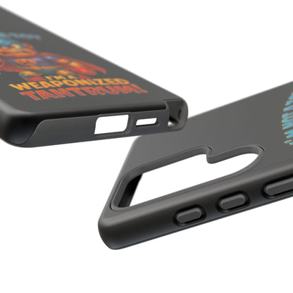 Phone Case — "I'm Not a Toy, I'm a Weaponized Tantrum" Cartoon Superhero Design
